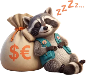 El Mapache dormido
